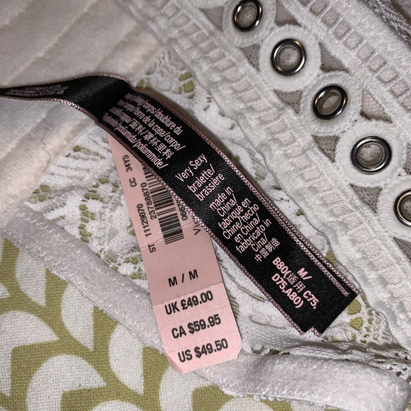Victoria’s Secret Very Sexy Bralette white NWT - Picture 6 of 7
